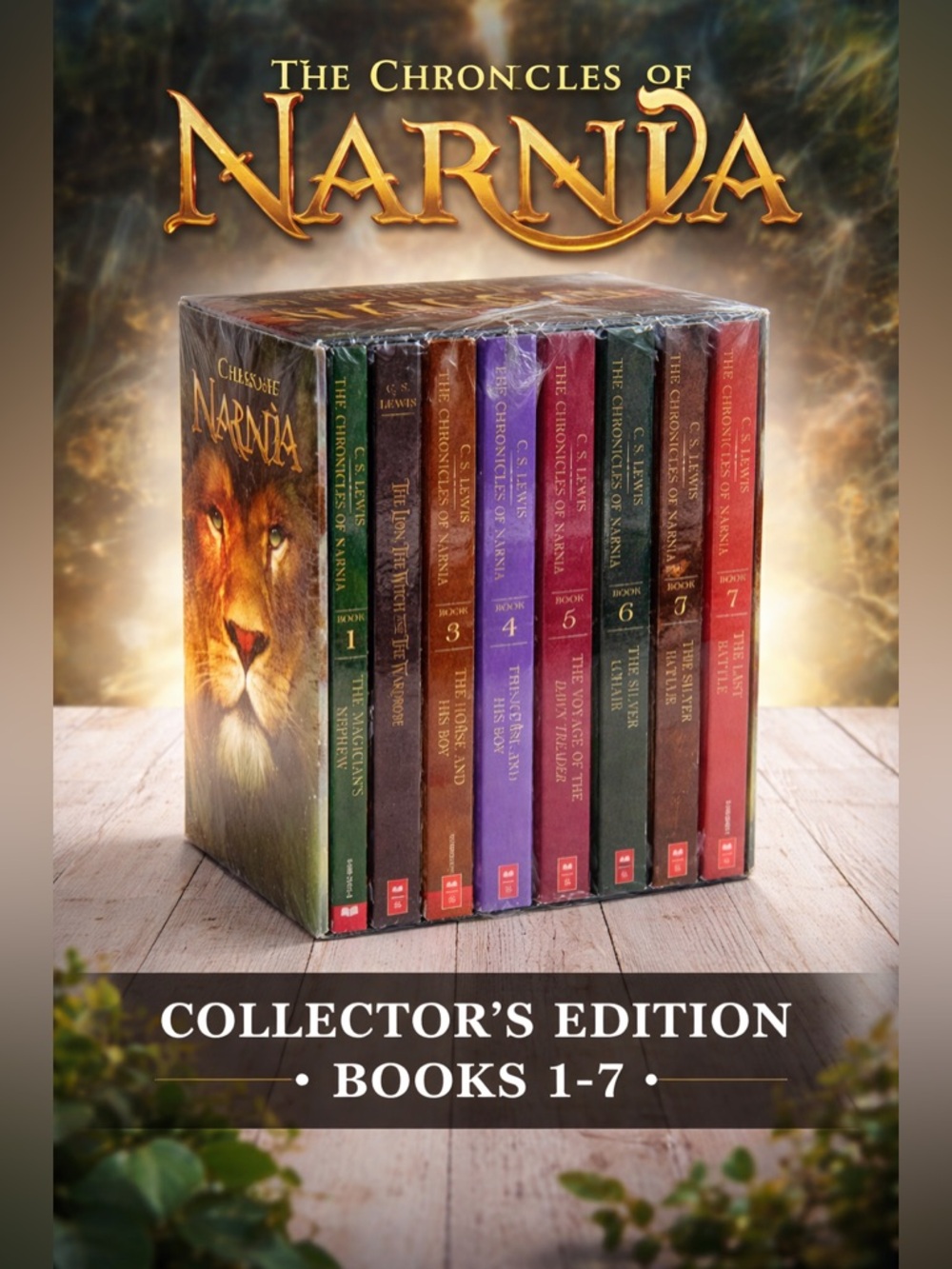 New Collector’s Edition box set of The Chronicles of Narnia by C.S. Lewis 📚✨